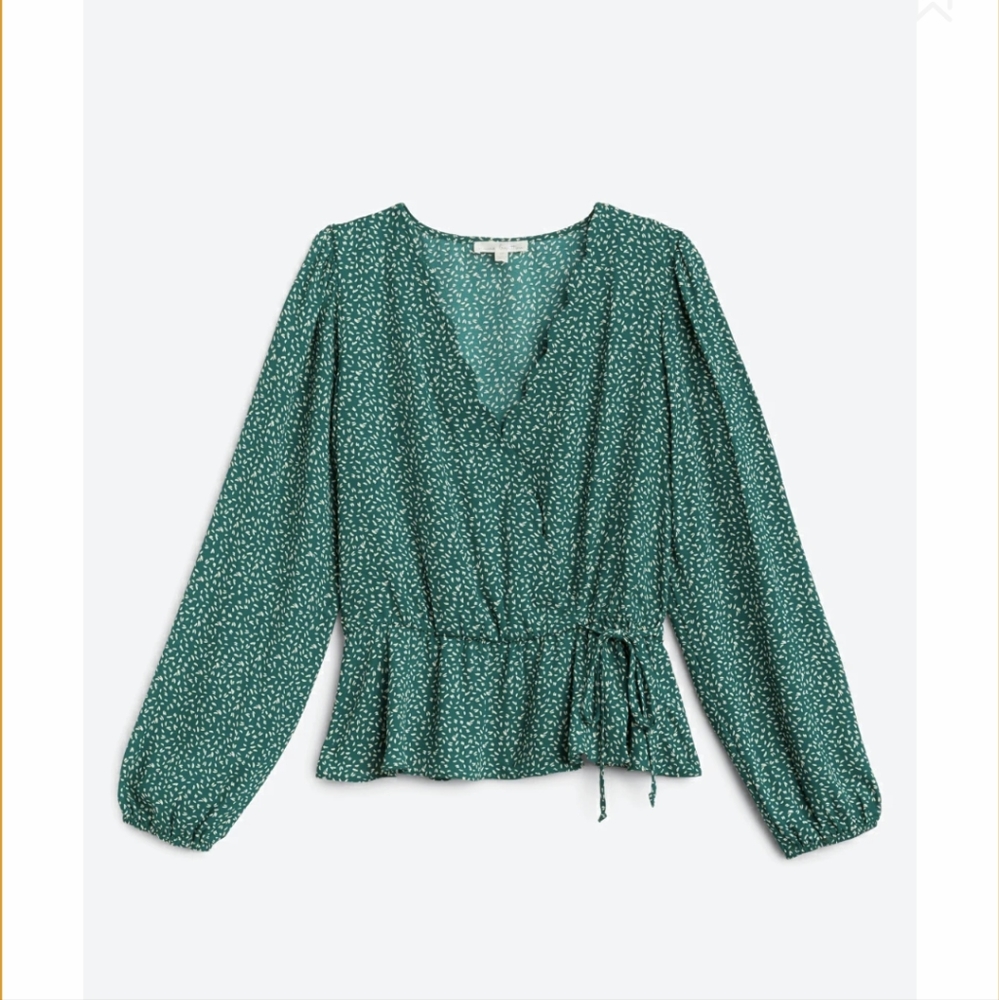 Nine Britton Cavanna Faux Wrap Blouse